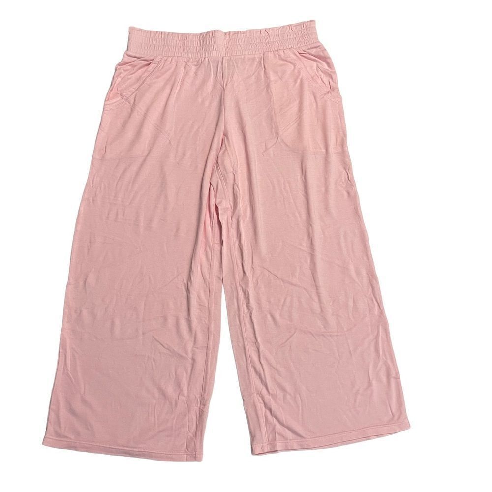 KOOLABURRA by UGG pink square cropped‎ lounge pants, elastic waist sz small